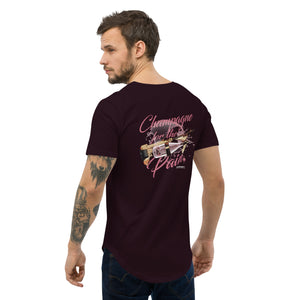 CFTP Dark - Men's Curved Hem T-Shirt